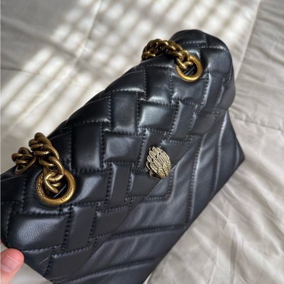 Kurt Geiger Black Leather Shoulder Bag - Picture 2 of 6